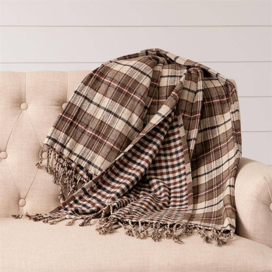 Blake Plaid Throw