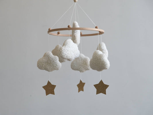 Moon and Stars Baby Crip Mobile