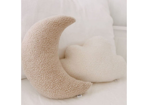 Moon Beige and Ivory Cloud Cushion Set